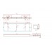 Armadi Art Flat Столешница 161х46х7h см, цвет: белый 869-160-CLCT