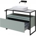 Allen Brau Priority Тумба под раковину 100x45x75h см, цвет: папирус 1.31003.PWM