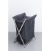Allen Brau Priority Корзина для белья 57,2x34x86,5h см, цвет: серый 00312046