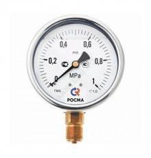 Манометр рад гидр ТМ-320P.20 0-1,6МПаДк63 G1/4" силик нерж Росма 00000030536