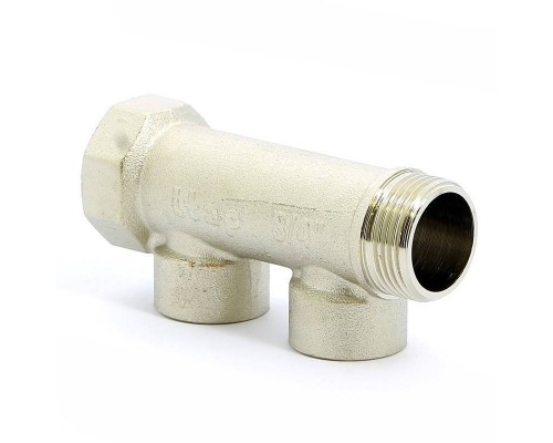 Коллектор НВ 3/4" никелированный ITAP 2 выхода 1/2"В 38мм