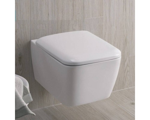 Унитаз подвесной Geberit iCon Square безободковый Rimfree®, 6 л, глубина 35x54 см