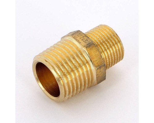 Ниппель бронза Viega 1/2" x 3/8" Ниппель бронза Viega 1/2" x 3/8"