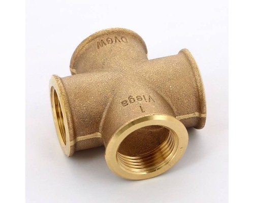 Крестовина В бронза Viega 1"