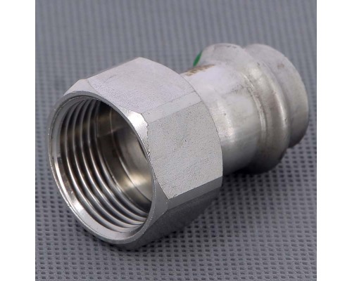 Муфта пресс-В нержавеющая сталь Sanpress Inox VIEGA 22х1" Муфта пресс-В нержавеющая сталь Sanpress Inox VIEGA 22х1"