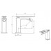 Boheme Q Смеситель для биде 5,5x18x16,2h см, цвет: white 146-WUW