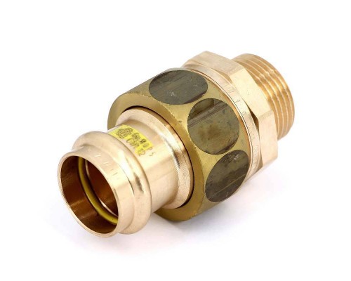 Муфта разъемная пресс-Н плоская прокладка бронза Profipress G VIEGA 28x1