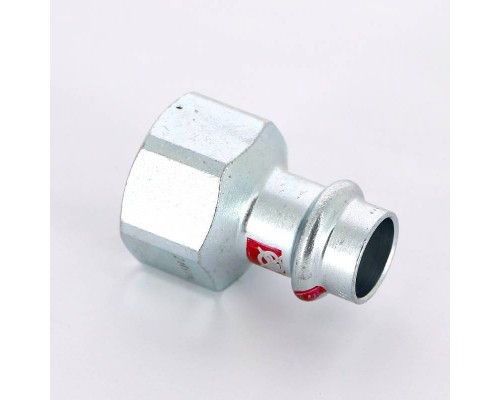 Муфта пресс-В оцинкованная сталь Prestabo VIEGA 15 x 1" с SC-Contur Муфта пресс-В оцинкованная сталь Prestabo VIEGA 15 x 1" с SC-Contur