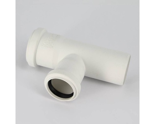 Тройник Rehau с резиновыми уплотнениями d50/40 87" RAUPIANO Plus