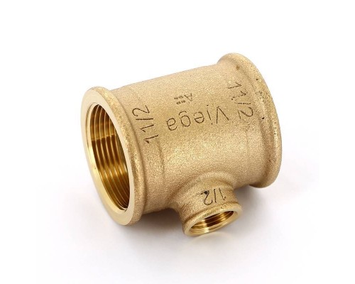 Тройник В бронза VIEGA 1"1/2x1"1/2x1"1/2 Тройник В бронза VIEGA 1"1/2x1"1/2x1"1/2