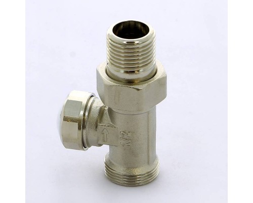 Вентиль НН для радиаторов обратный с разъемным соединением EMMETI 1/2"-М24x19