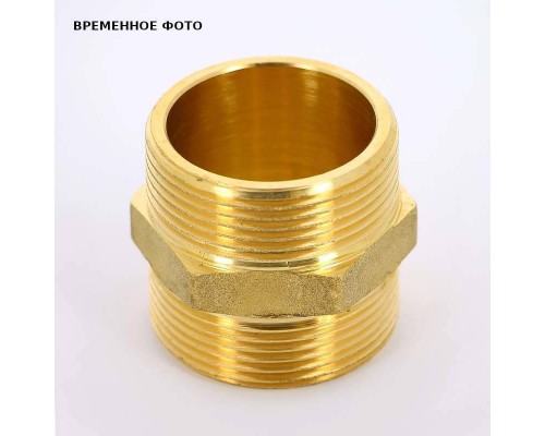 Ниппель Н UNI-FITT 3/4" нержавеющая сталь