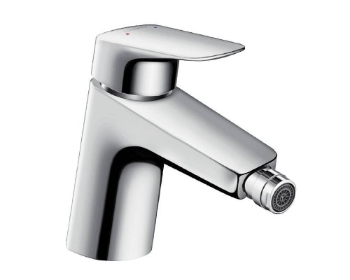 Смеситель для биде HansGrohe HG Logis однорычажный со сливным гарнитуром хром