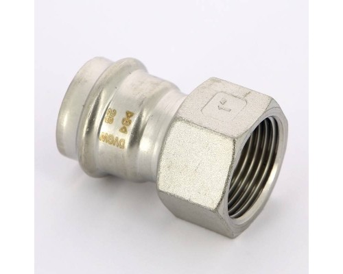 Муфта В-пресс IBP 28 x 1" нерж.сталь Муфта В-пресс IBP 28 x 1" нерж.сталь