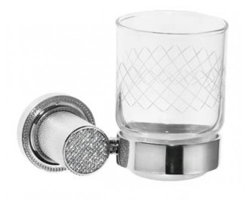 Boheme Royal Cristal Стакан для ванной подвесной, цвет: хром 10924-CR-B
