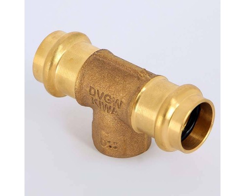 Тройник пресс-В бронза Sanpress VIEGA 22х1/2"х22 Тройник пресс-В бронза Sanpress VIEGA 22х1/2"х22