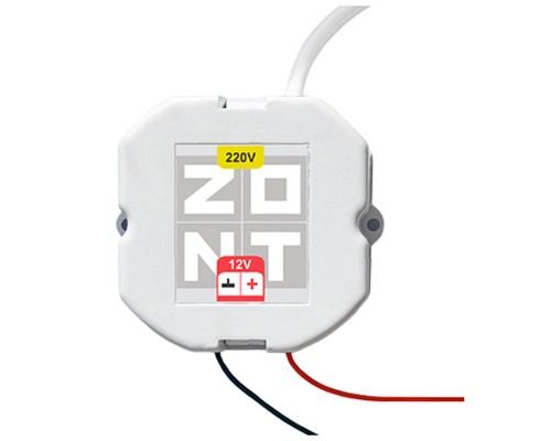 Блок питания ZONT 12V/220 в подрозетник