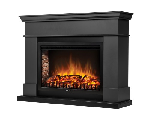 Каминокомплект: Очаг Electrolux EFP/P-3020LS N, портал California 30, графит