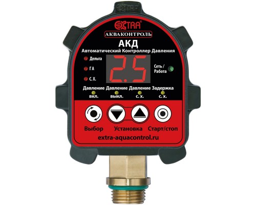 Контроллер автоматический EXTRA Акваконтроль давления воды АКД-10-1.5