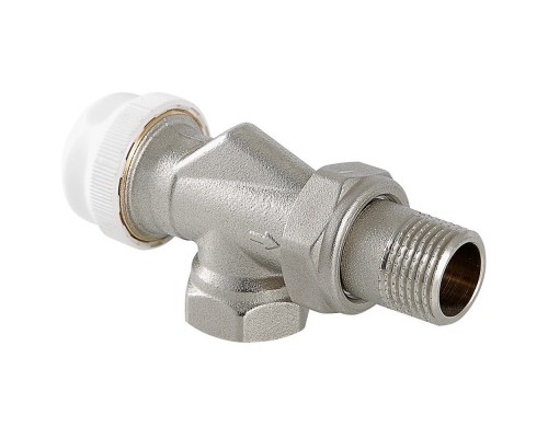 Клапан термостатический угловой 1/2" с осевым управлением (Valtec VT.179)