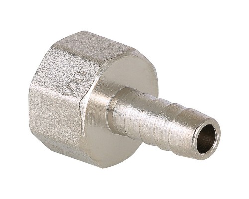 Штуцер (елочка) ВР внутренняя резьба d 1/2" х 18 латунь (Valtec VT 654) уп 10 шт