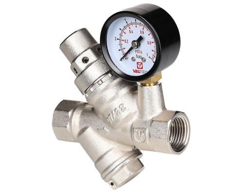 Регулятор давления с фильтром и манометром d 1/2" (Valtec VT.082)