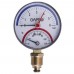 Термоманометр Gappo радиальный в комплекте с автоматическим запорным клапаном 1/2" x 6 бар