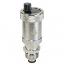 Воздухоотводчик УЗКИЙ автоматический 1/2" никель верт. (VALFEX VF.502.NU.04)