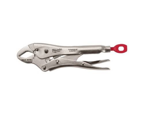 Зажим Milwaukee TORQUE LOCK с изогнутыми губками MAXBITE 170мм 7" Зажим Milwaukee TORQUE LOCK с изогнутыми губками MAXBITE 170мм 7"