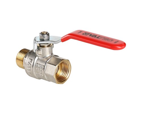 Кран шаровый "рычаг" ВН внутренняя наружная резьба 1" (Valtec VT.215) уп 6 шт