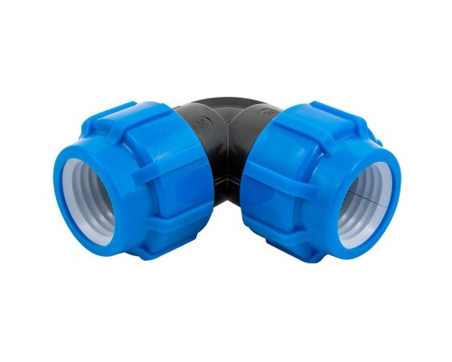 Отвод ПНД компрессионный 20 мм (ТПК-АКВА)