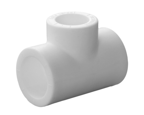 Тройник переходной полипропиленовый PPRC 32х25х32, белый