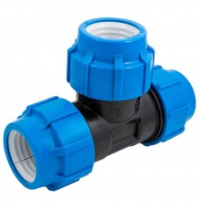 Тройник ПНД компрессионный 110 мм (РФ)