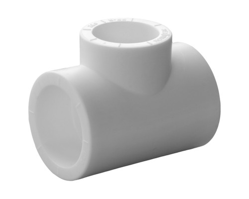 Тройник полипропиленовый PPRC 25х25х25, белый
