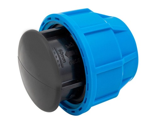 Заглушка ПНД компрессионная 90 мм (РФ, уп.8 шт)