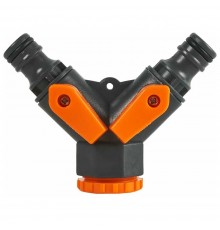 Разветвитель двухканальный Belamos К6D пластмассовый (YM5002) (Италия)