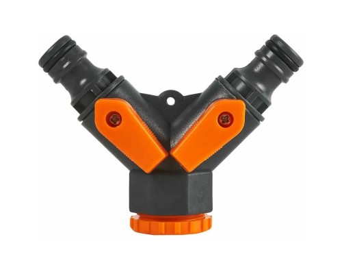 Разветвитель двухканальный Belamos К6D пластмассовый (YM5002) (Италия)