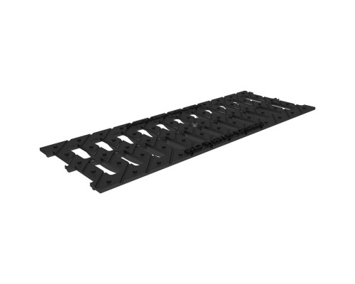 Решетка для лотка чугунная щелевая 500*186 мм DN150 Gidrolica Standart (Арт. 516)