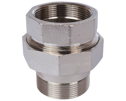 Соединение разъемное STOUT "американка" ВР, никел. SFT-0045-000002