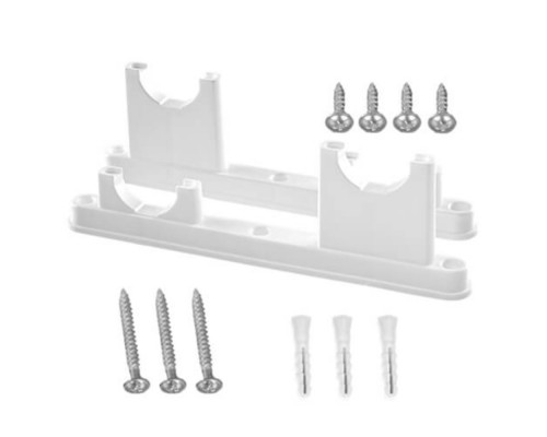 Крепление TEBO бел. PP-R для коллектора 40, комплект 2 шт (1/20), арт. 015091301