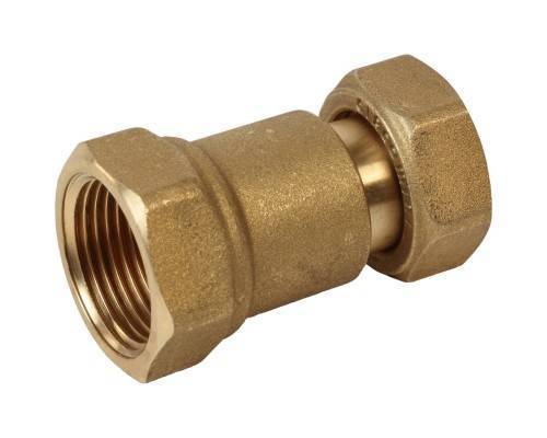 Фитинг телескопический Giacomini 3/4"F x 3/4"F, R176PY018 Фитинг телескопический Giacomini 3/4"F x 3/4"F, R176PY018