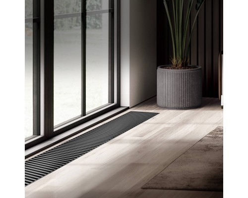 Конвектор внутрипольный Royal Thermo ATRIUM TURBO-110/250/1900-DG-U-BL