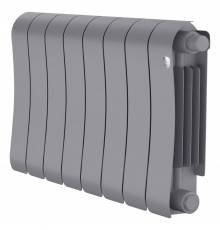 Радиатор биметаллический Royal Thermo Infinity 300 Silver Satin VR80 - 8 секц.