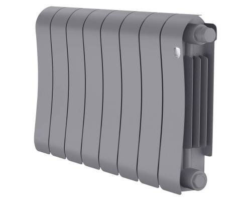 Радиатор биметаллический Royal Thermo Infinity 300 Silver Satin VR80 - 8 секц.
