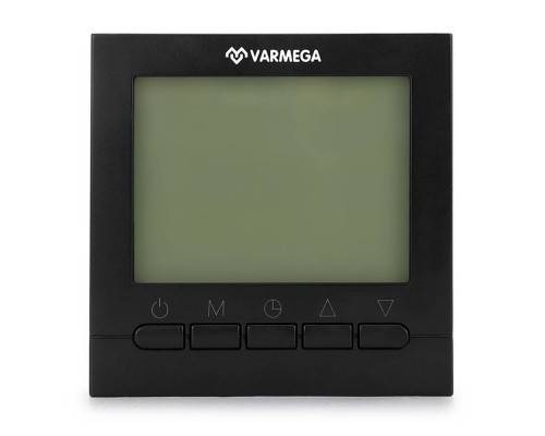 Термостат комнатный VARMEGA, VM19222, проводной, черный Термостат комнатный VARMEGA, VM19222, проводной, черный