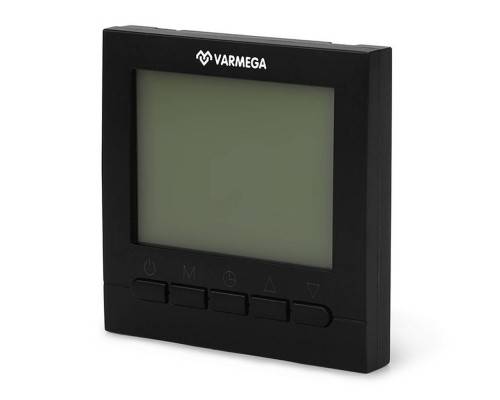 Термостат комнатный VARMEGA, VM19222, проводной, черный Термостат комнатный VARMEGA, VM19222, проводной, черный