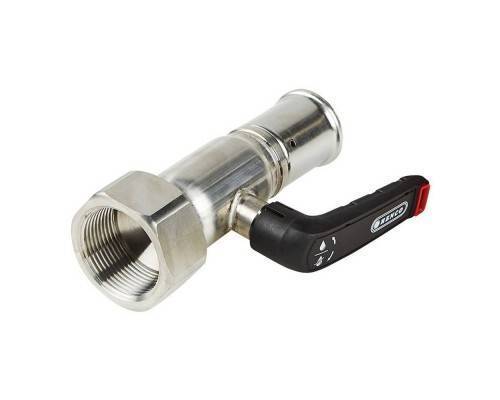 Кран шаровой HENCO из нерж. стали с ручкой, пресс-ВР 32x1 1/4" Кран шаровой HENCO из нерж. стали с ручкой, пресс-ВР 32x1 1/4"