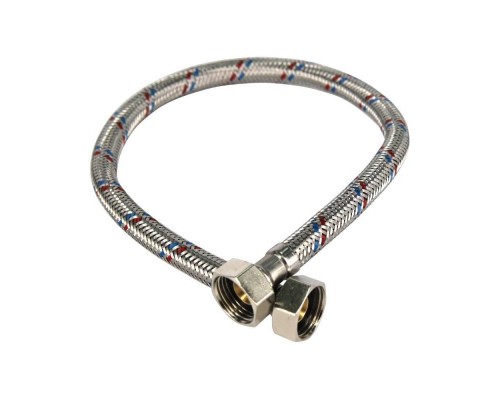 Подводка VALFEX гибкая для воды нерж. сталь 1/2" В-В 80 см (100) Подводка VALFEX гибкая для воды нерж. сталь 1/2" В-В 80 см (100)