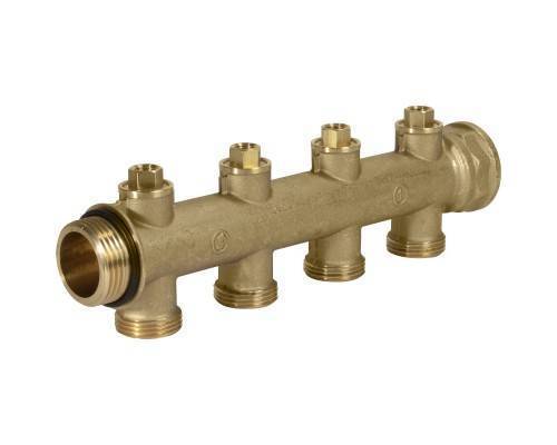Коллектор сборный Giacomini с отсечными балансировочными клапанами 1" x 3/4"E /4, R583SY114 Коллектор сборный Giacomini с отсечными балансировочными клапанами 1" x 3/4"E /4, R583SY114