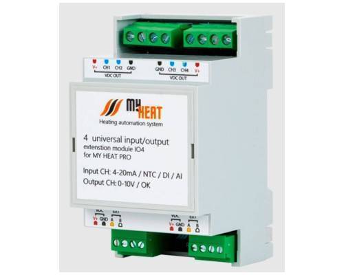 Блок расширения ЭВАН MyHeat дискретно-аналоговых входов/выходов Блок расширения ЭВАН MyHeat дискретно-аналоговых входов/выходов